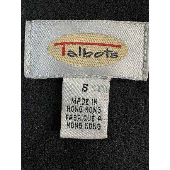 Talbots Vintage Wool-Blend Christmas Embroidered Vest S Preppy Holiday Teacher - Picture 2 of 8